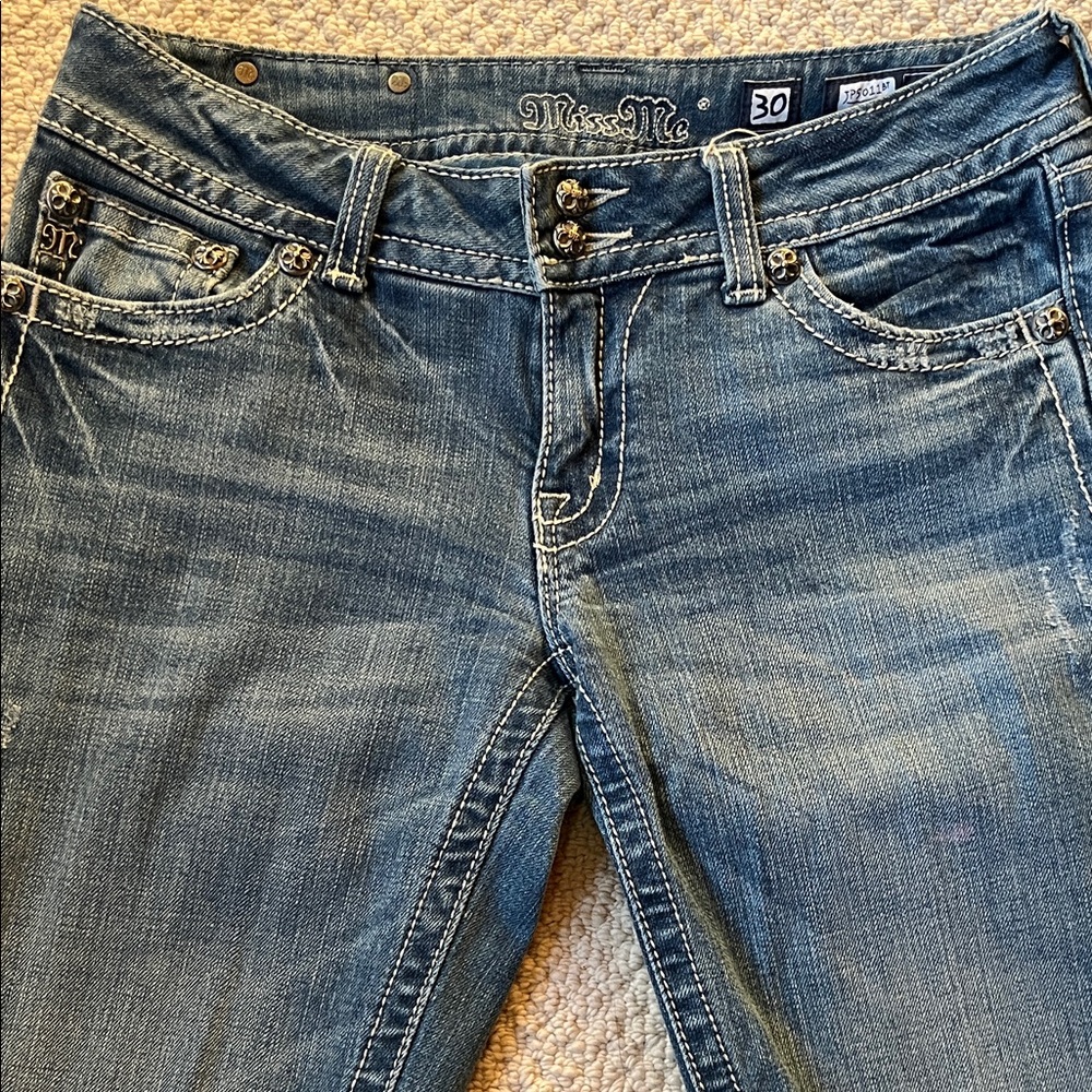Miss Me Women's Classic Blue Boot Cut Jeans
